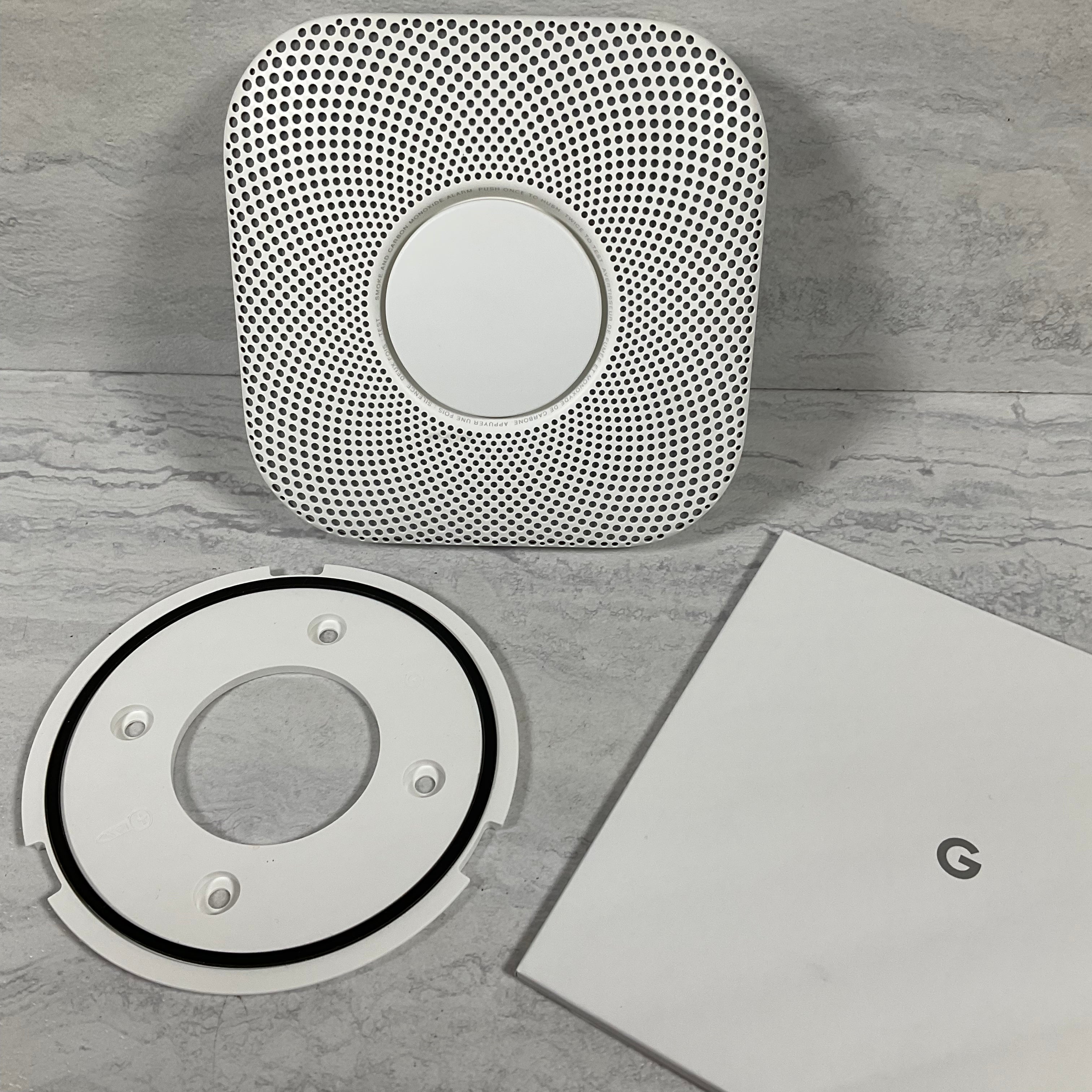 Google Nest Protect - Smoke Detector/Carbon Monoxide Detector - White (7341394919662)